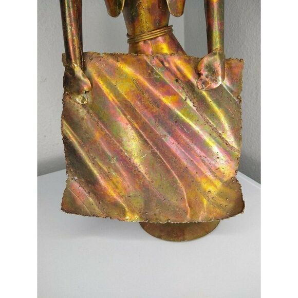 Mid century Brutalist torch cut big Metal Matador - Picture 10 of 12